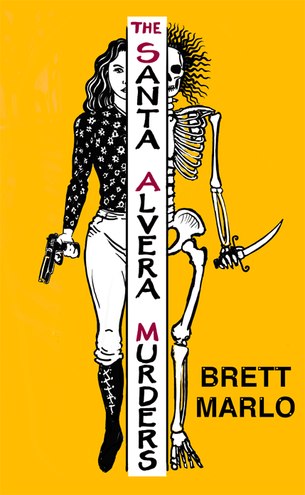 A picture of the book cover for The Santa Alvera Murders